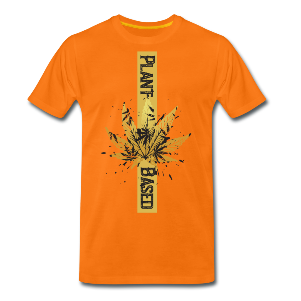 Männer Premium T-Shirt - Plant Based gold - Orange