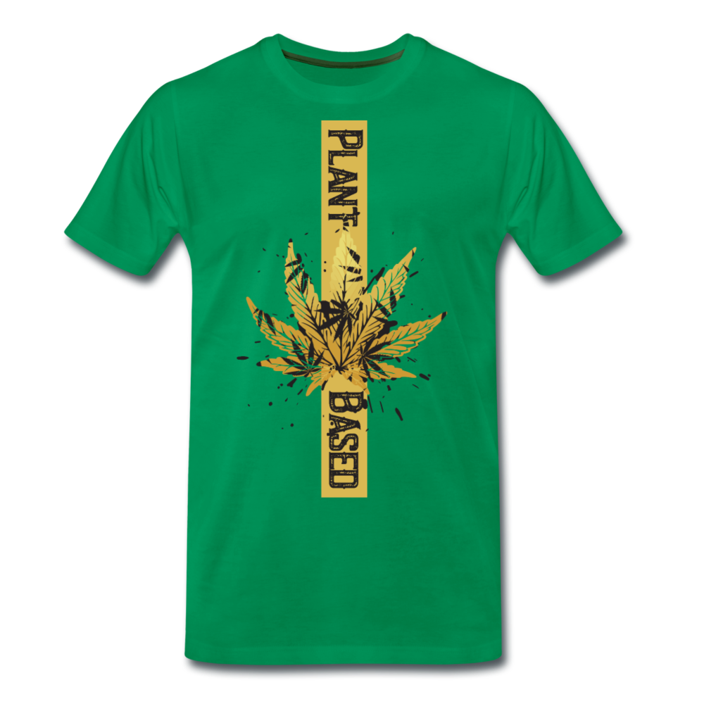Männer Premium T-Shirt - Plant Based gold - Kelly Green