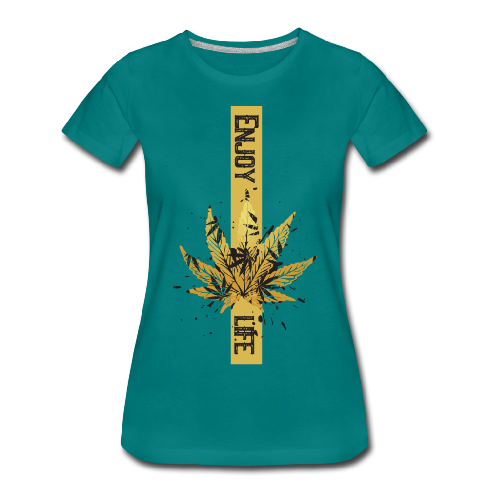 Frauen Premium T-Shirt - Enjoy Life - Divablau
