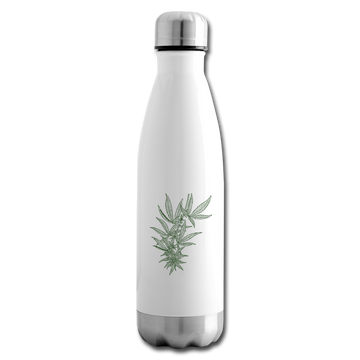 Trinkflasche Weed - Isoliert - Weiß