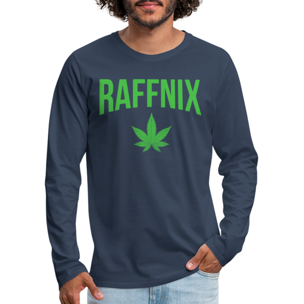 RAFFNIX - Men's Premium Long Shirt - Navy