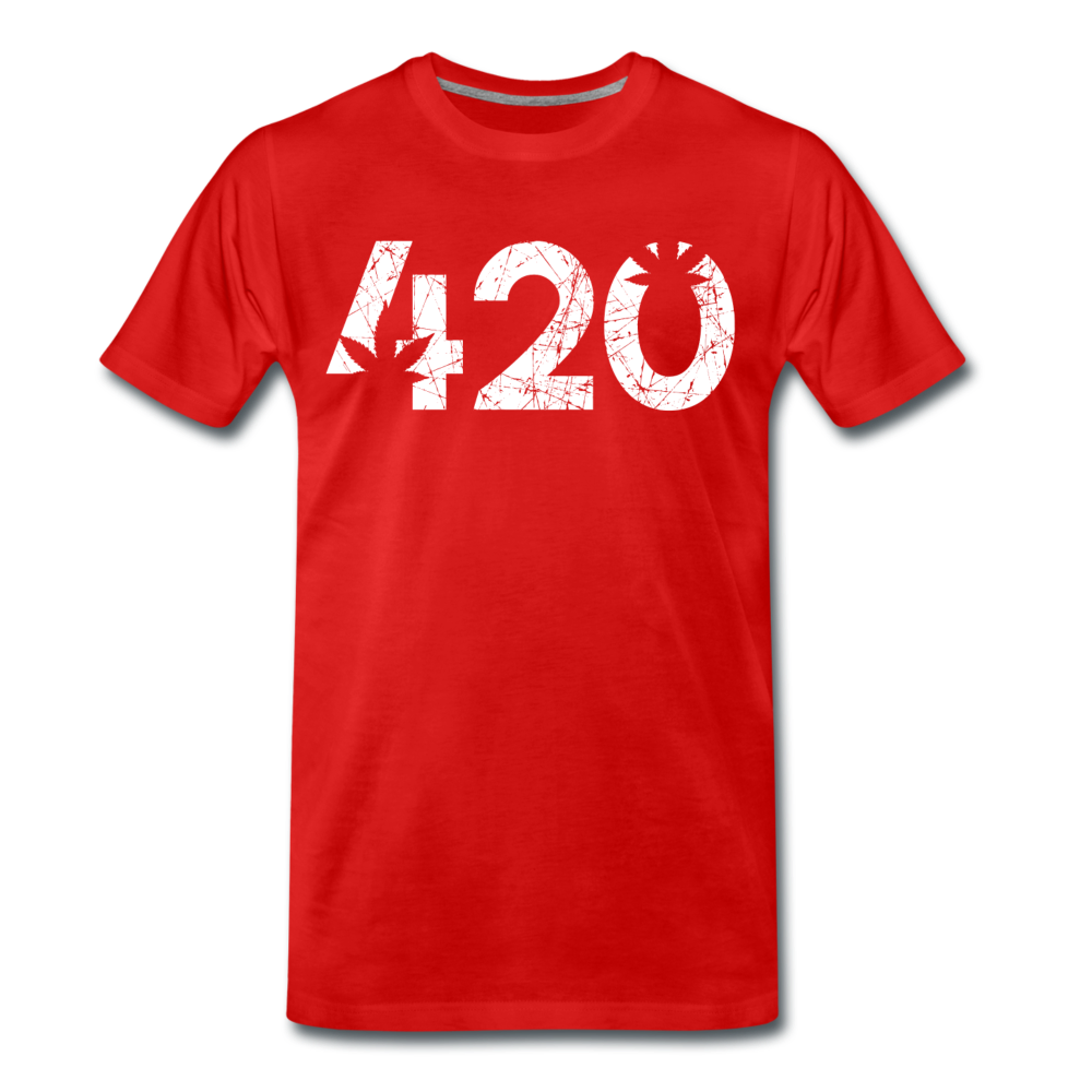 Männer Premium T-Shirt - 420 - Rot