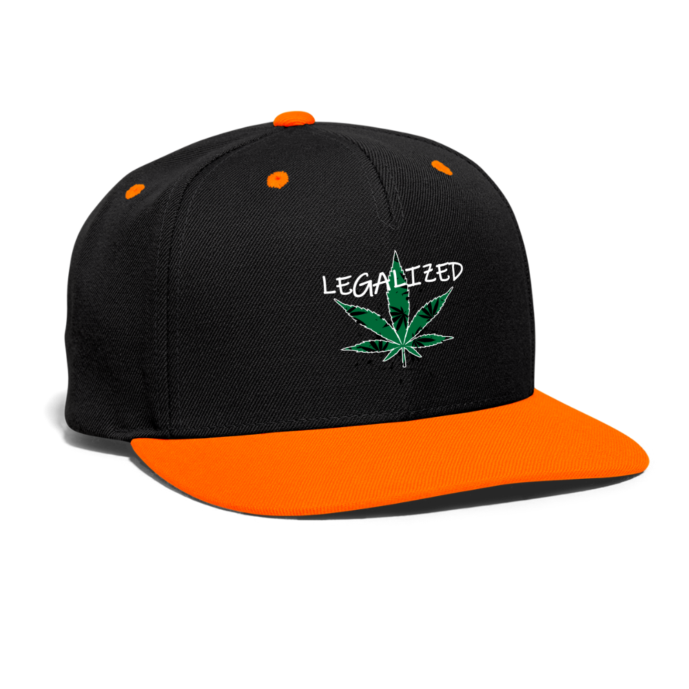 CAP - LEGALIZED WEED - Schwarz Neonorange