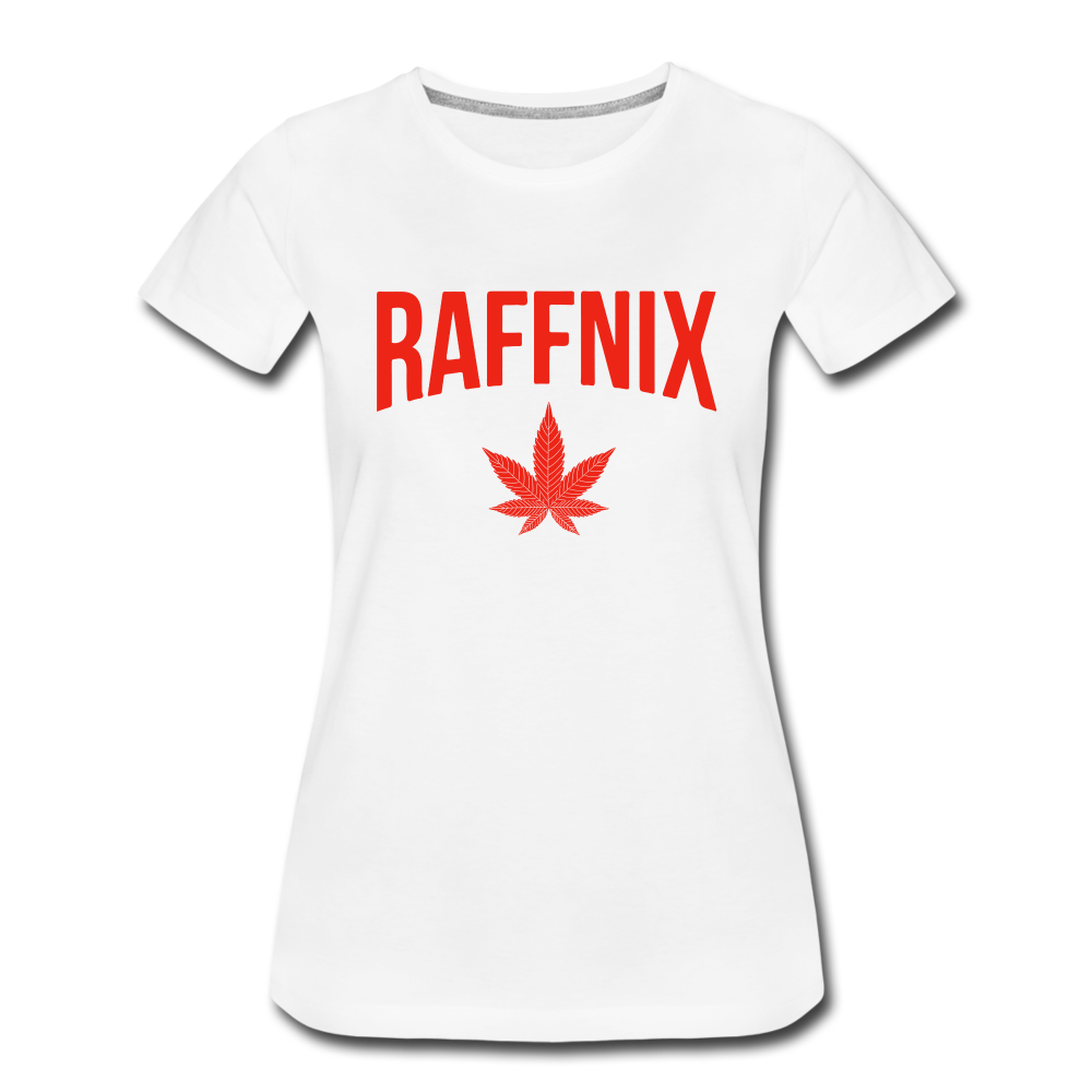 RAFFNIX (Rot) - T-Shirt Girls - Weiß