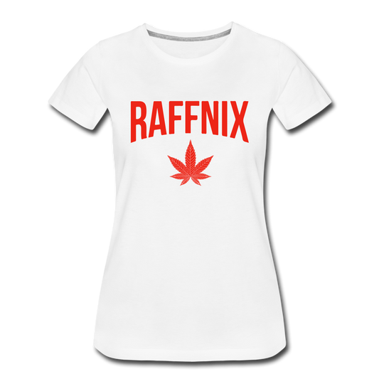 RAFFNIX (Rot) - T-Shirt Girls - Weiß