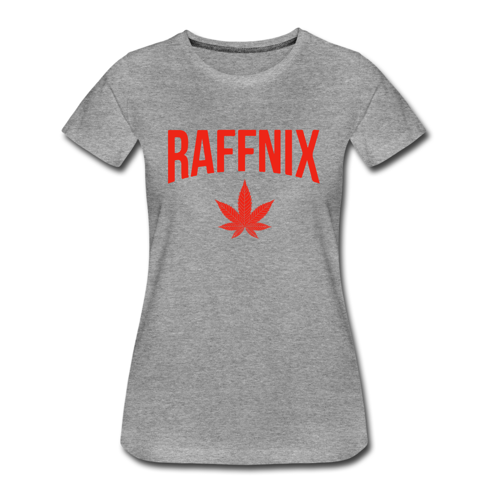 RAFFNIX (Rot) - T-Shirt Girls - Grau meliert