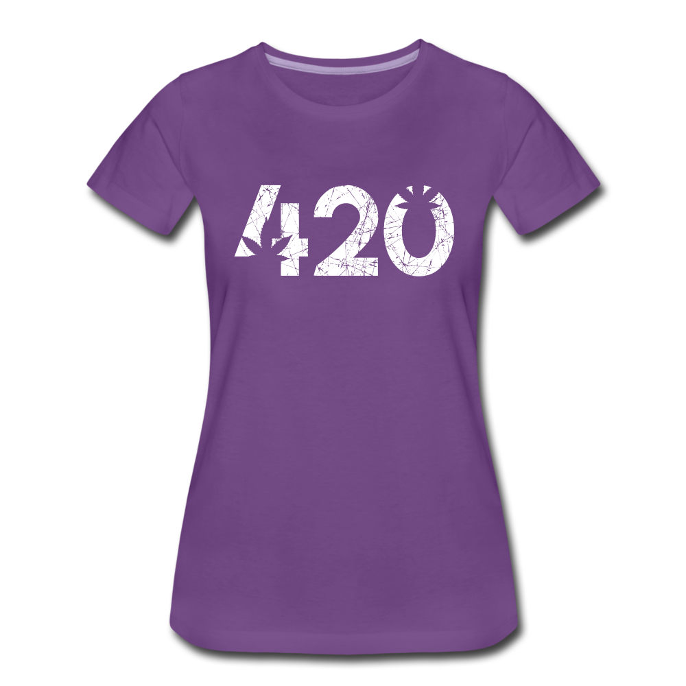 Frauen Premium T-Shirt - 420 - Lila