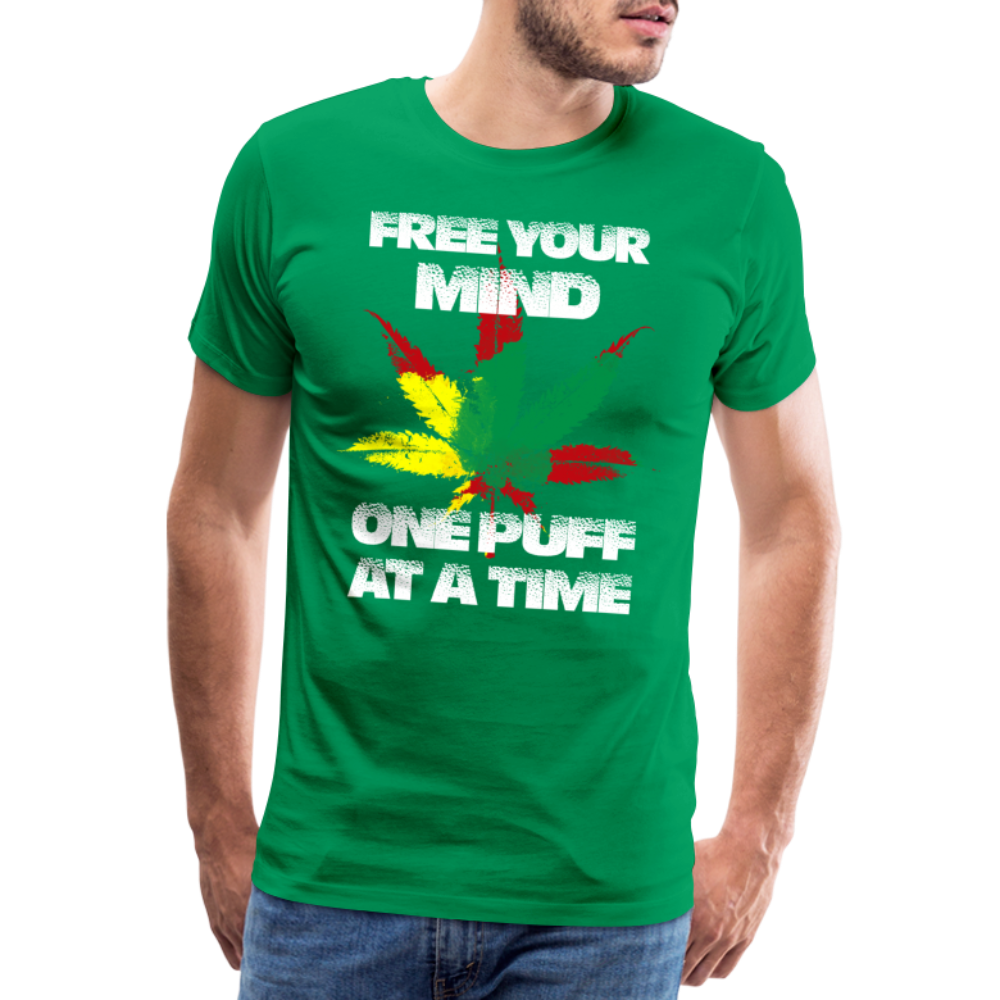 Männer Premium T-Shirt - Free Your Mind - Kelly Green