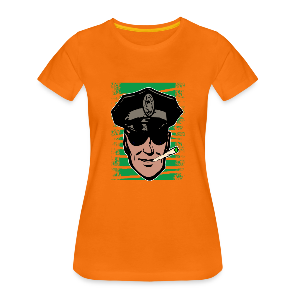 Weed Police - Damen Weed Shirt - Orange