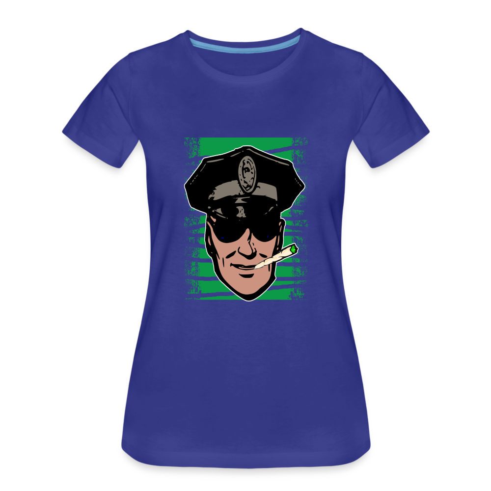 Weed Police - Damen Weed Shirt - Königsblau