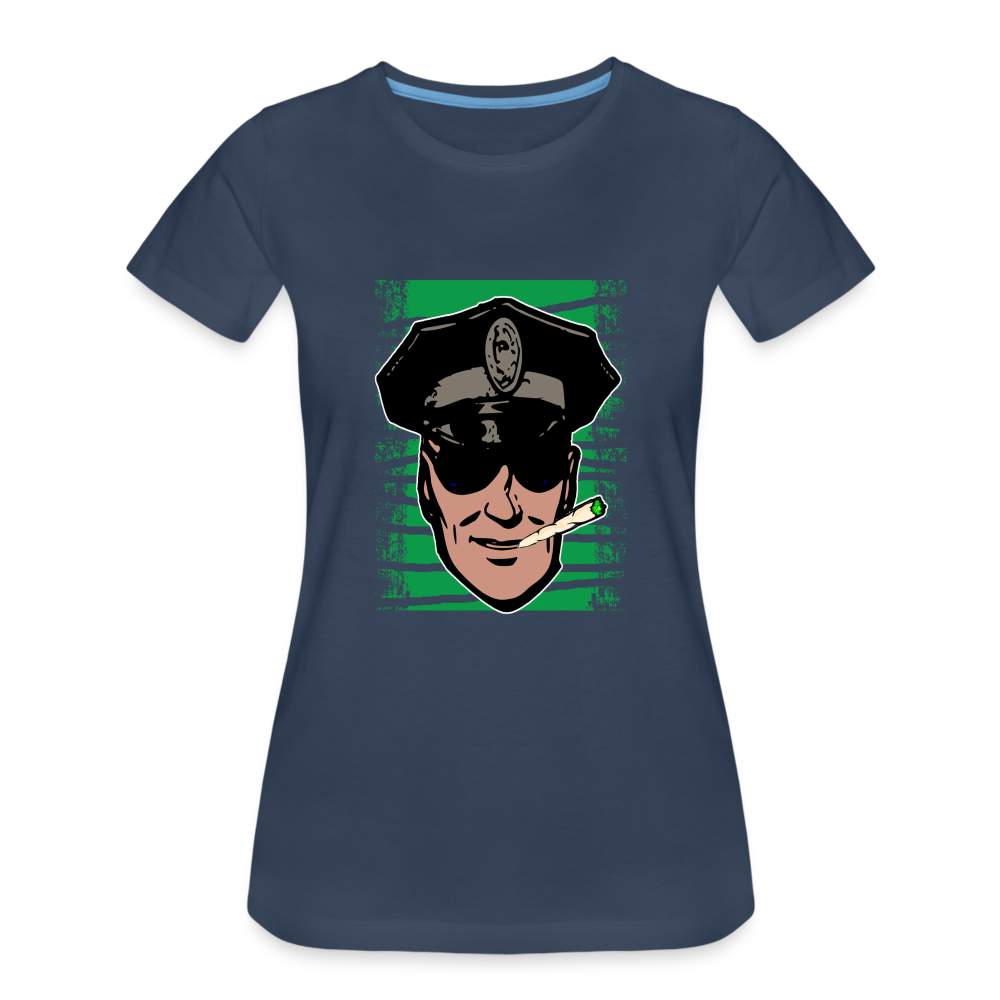 Weed Police - Damen Weed Shirt - Navy
