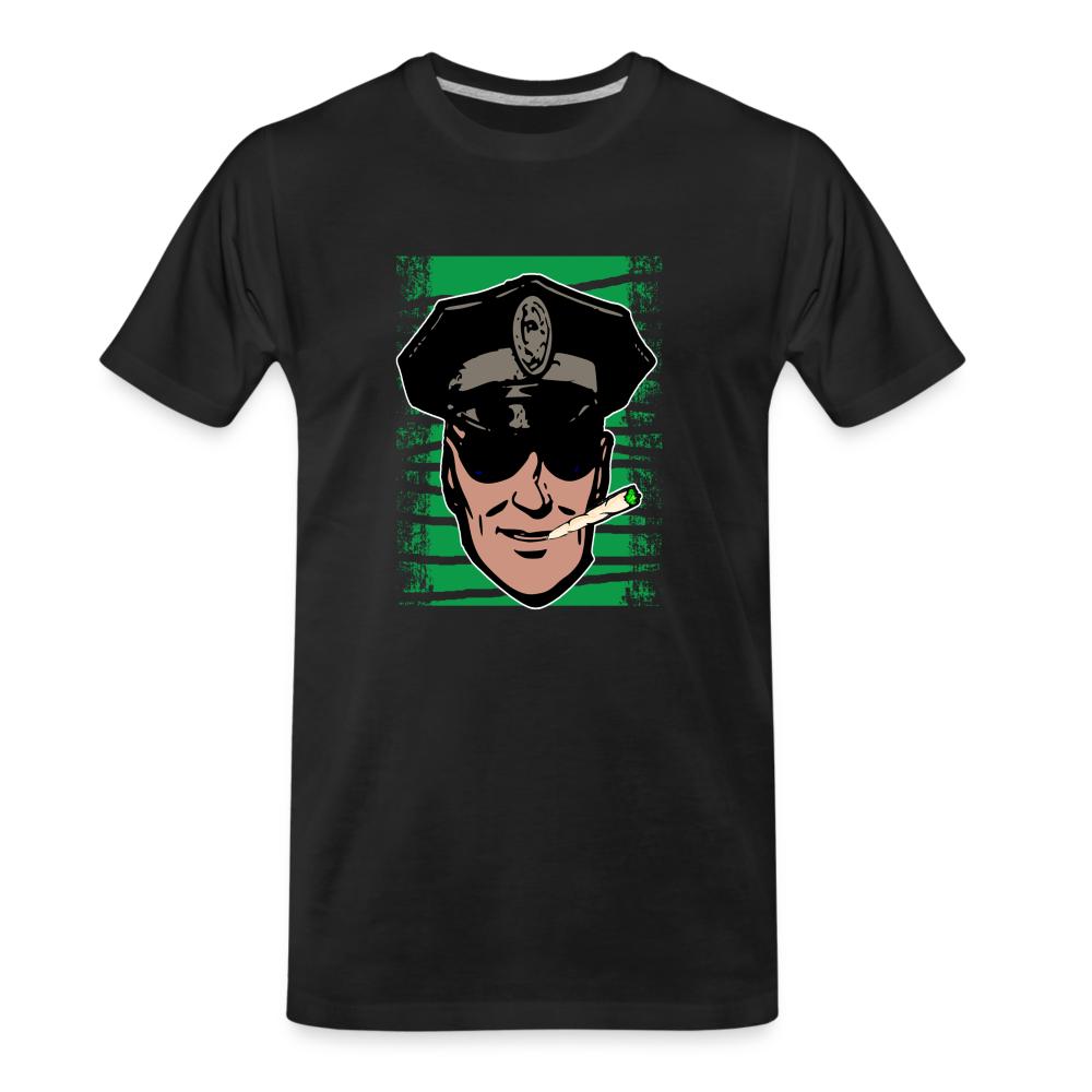 Weed Police - Herren Weed Shirt - Schwarz
