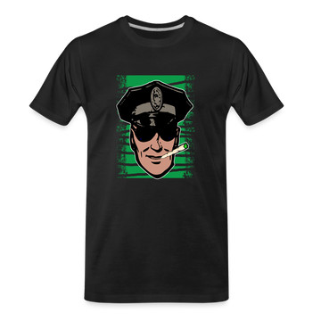 Weed Police - Herren Weed Shirt - Schwarz