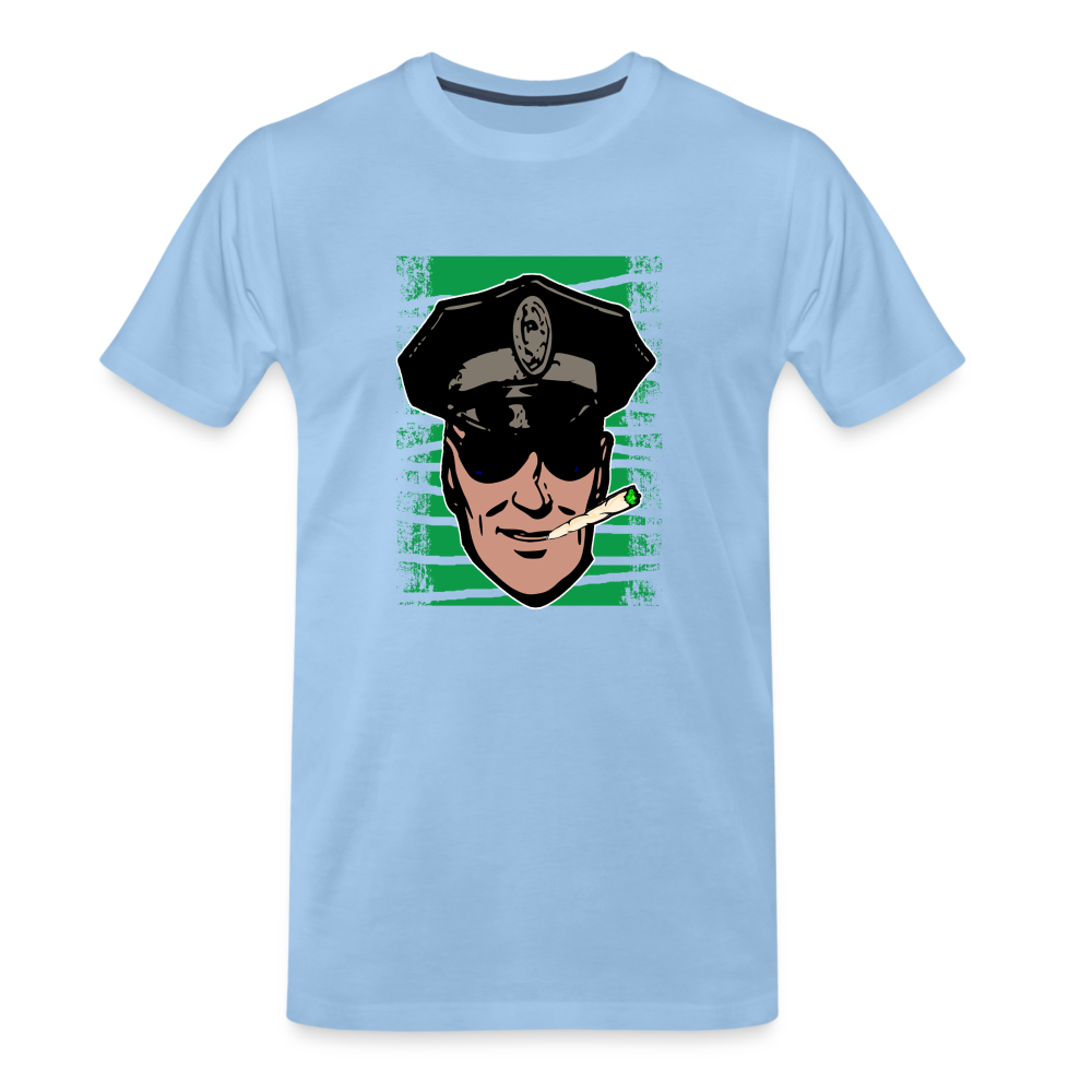 Weed Police - Herren Weed Shirt - Sky