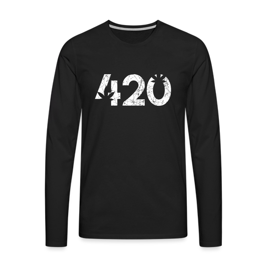 420 - Herren Weed Shirt - Schwarz