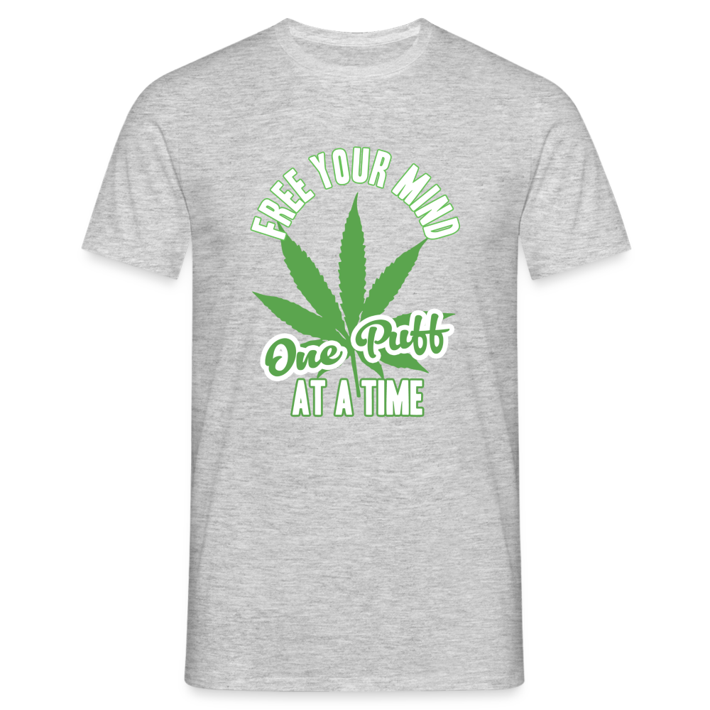 Free Your Mind - One Puff At A Time - Grau meliert