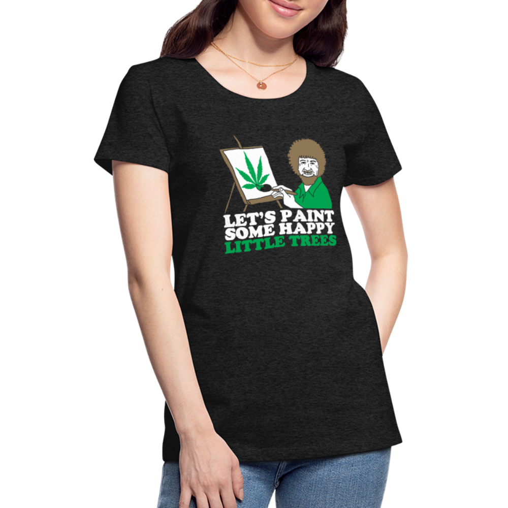 Let's Paint - Frauen Weed Shirt - Anthrazit