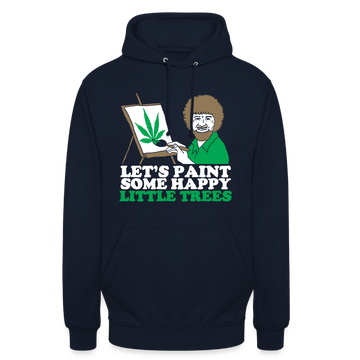 Let's Paint - Frauen Weed Hoodie - Navy